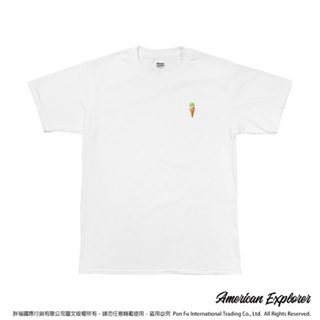 American Explorer 美國探險家 潮T 美國棉T-Shirt 純棉 短袖 客製化圖案T恤 (冰淇淋)