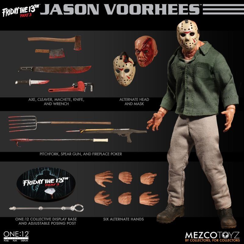 Mezco ONE:12 13號星期五 傑森 Friday The 13th Part3 Jason Voorhees