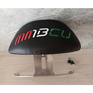 【KUO車業】三陽曼巴MMBCU機車白鐵後大靠背+彩色刺繡饅頭/送MMBCU橡膠腳踏墊