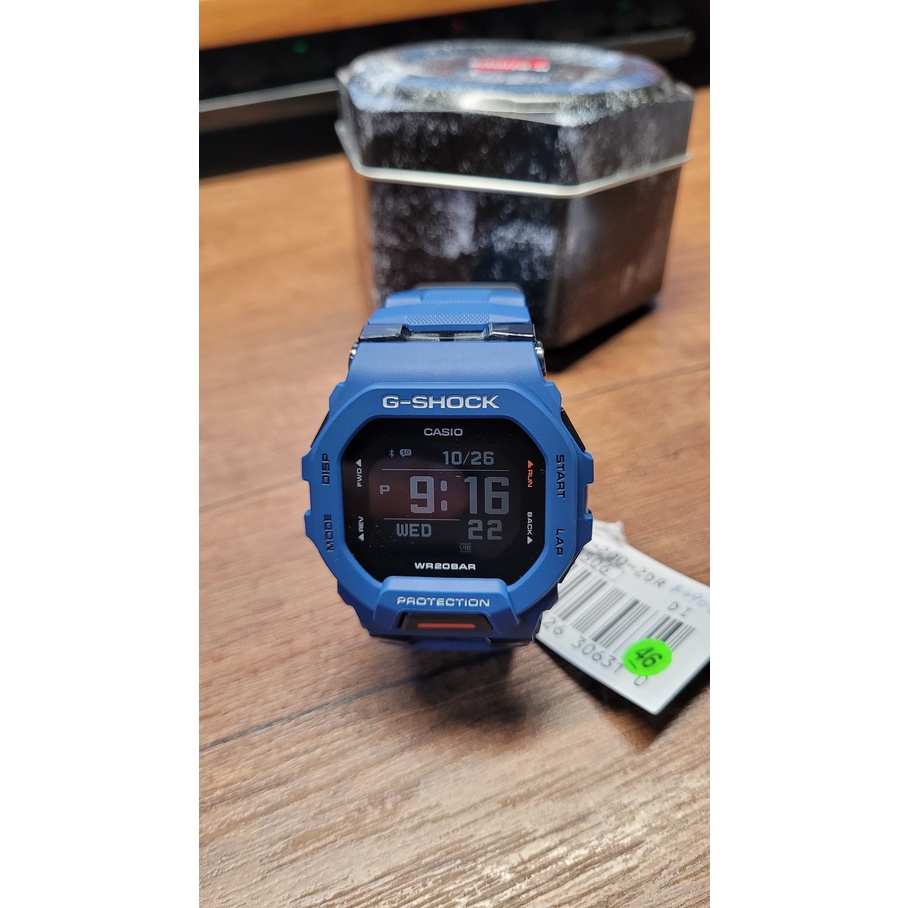 CASIO 卡西歐 G-SHOCK系列 藍牙 計步 GBD-200-2