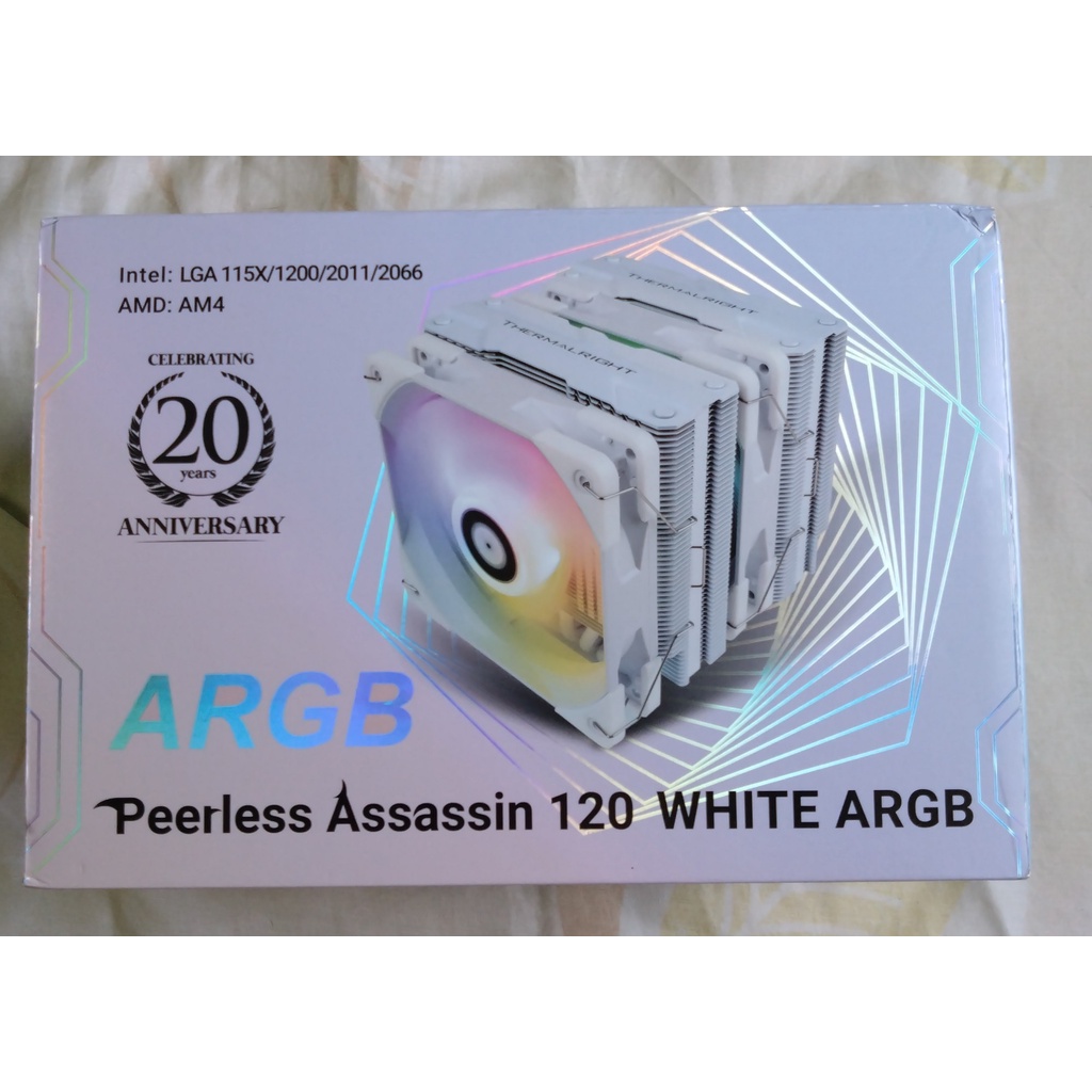 [利民] Thermalright PA120 散熱器 ARGB (白色、CPU 塔扇、二手)