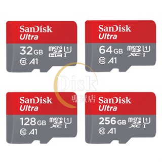 【公司貨】SanDisk Ultra MicroSD A1 記憶卡 256G 128G 64G 32G