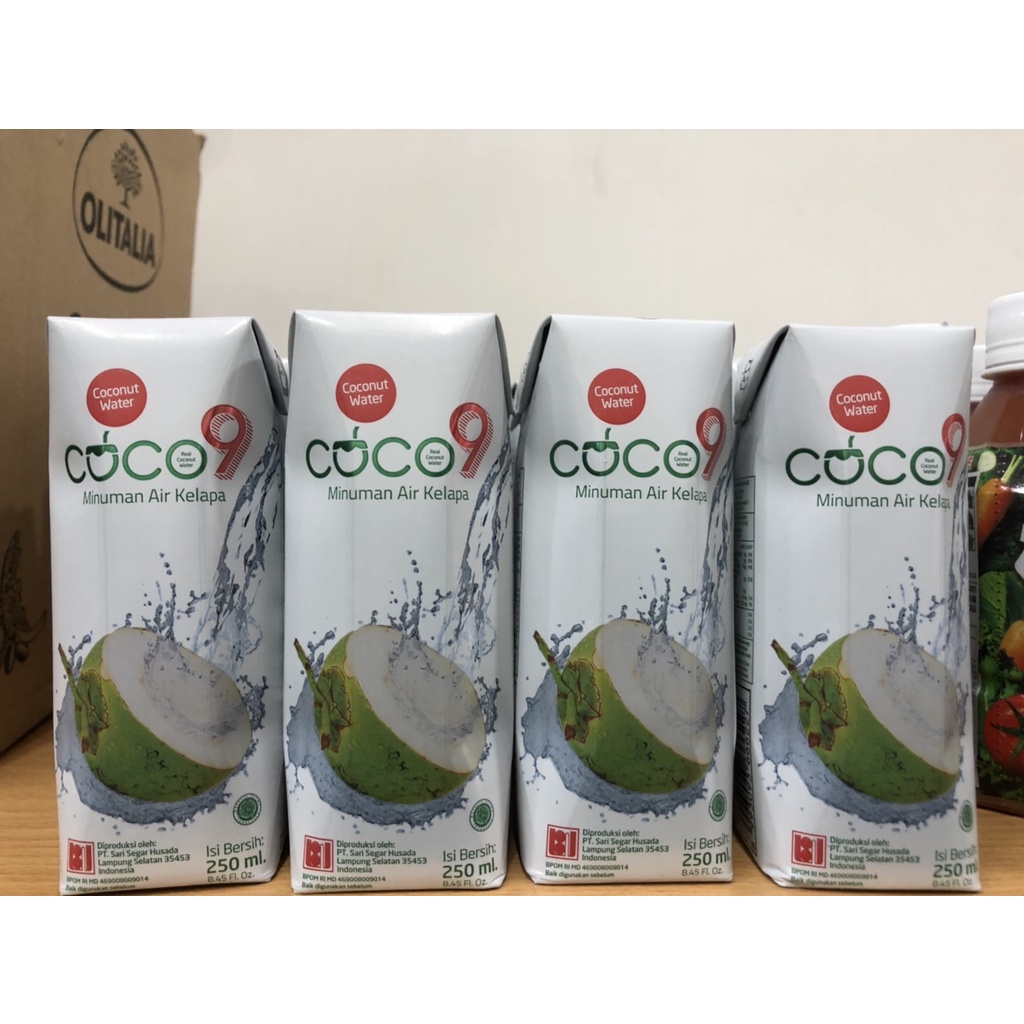 現貨-印尼知名椰子水 COCO9 100%椰子水 椰子汁 [飛天豬的食品小舖]