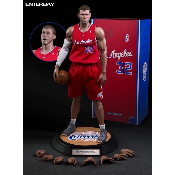 全新未拆 Enterbay 1/6 NBA Blake Griffin 葛里芬 洛杉磯快艇 非 James Kobe