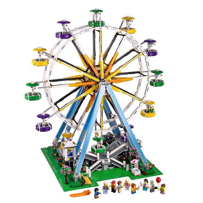《蘇大樂高賣場》LEGO 10247 摩天輪(二手)有加裝動力馬達
