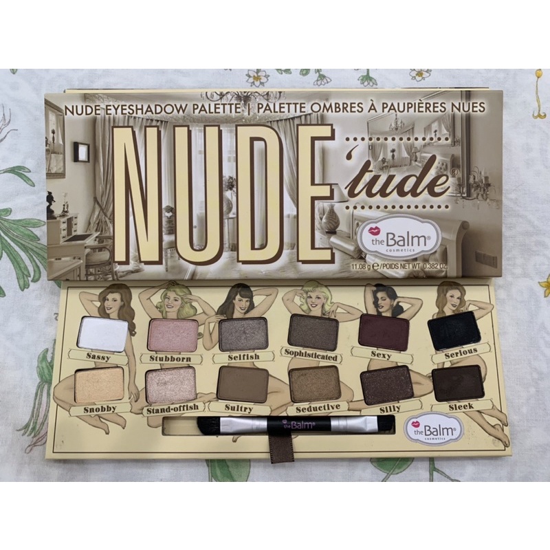 the Balm NUDEtude 12色裸女眼影盤