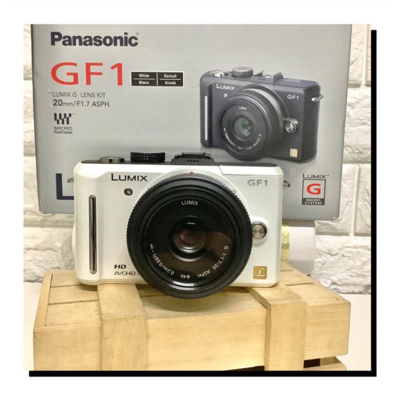 國際牌Panasonic GF1相機 完整配備盒裝(公司貨)/ 白/ 不議價