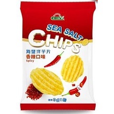 統一生機 海鹽洋芋片 香辣口味50g/包 超取限購12包