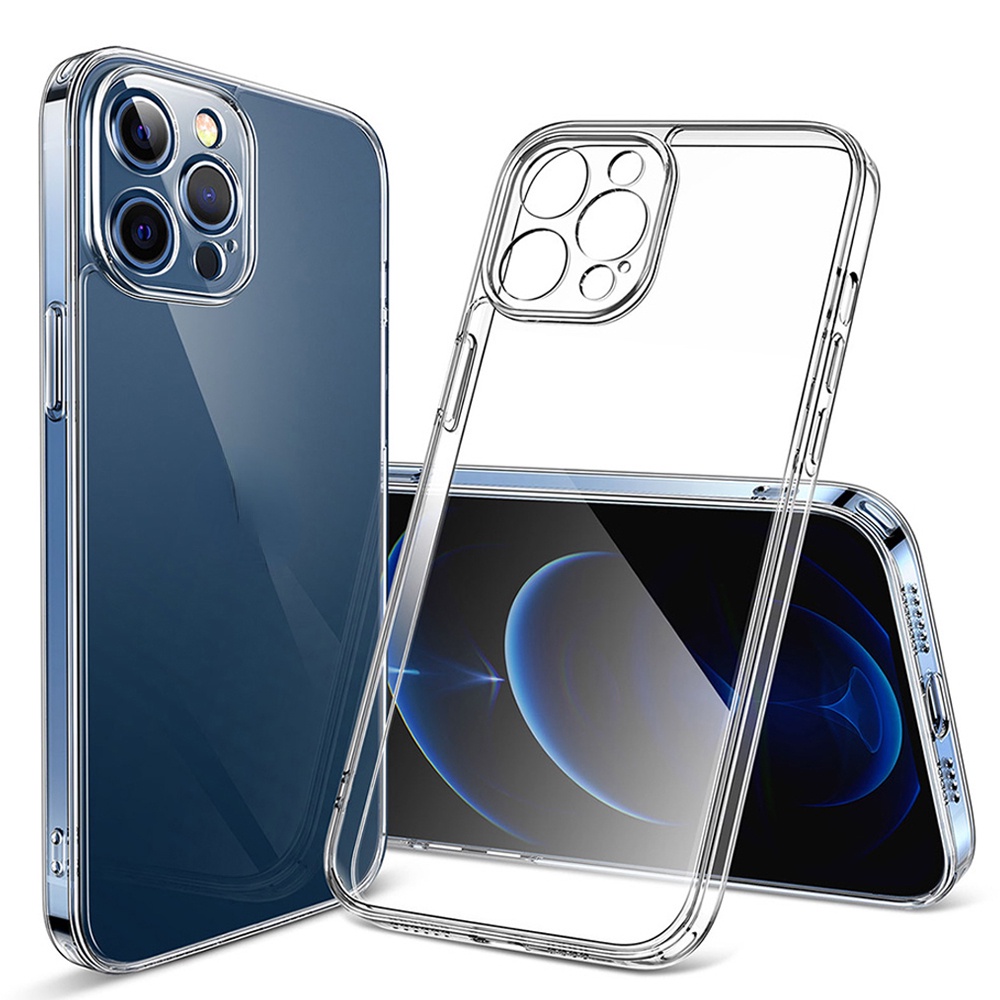 適用於 iPhone 6 7 8 Plus 後蓋手機殼的透明相機保護套