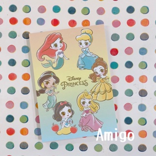 正版授權 迪士尼 公主 小美人魚 灰姑娘 茉莉 白雪公主 睡美人 貝兒 便條紙 便條本 筆記紙 筆記本