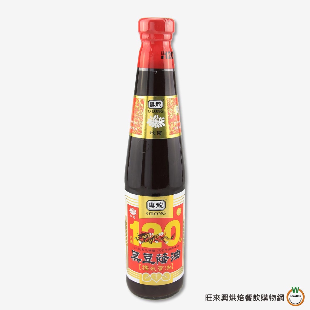 黑龍 【秋菊】黑豆蔭油 (膏油)  400ml ( 總重 : 800g ) / 罐