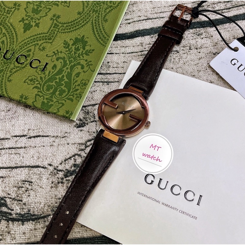 Gucci-Ya133504雙G女錶  手錶 精品錶  精品手錶