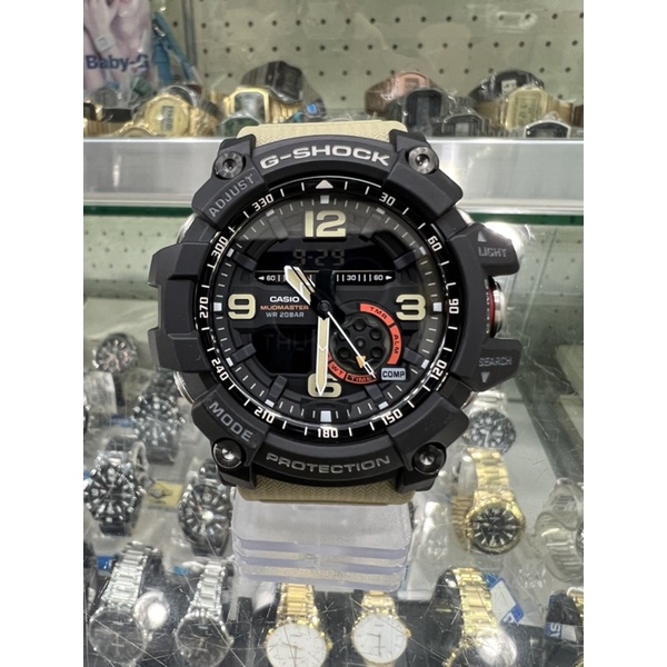 【金台鐘錶】CASIO卡西歐G-SHOCK 雙傳感器 全方位防塵泥 休閒運動錶 泥人 GG-1000-1A5