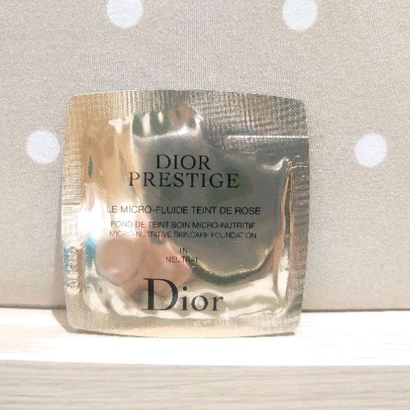 全新 DIOR 迪奧 精萃再生花蜜微導粉底 #1N 試用包 試用品 小樣 體驗 試用 旅行組 會員禮 滿額禮 出清