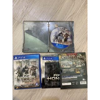 二手 PS4光碟片 Ghost recon火線獵殺野境 / For honor榮耀戰魂(鐵盒限量收藏版)