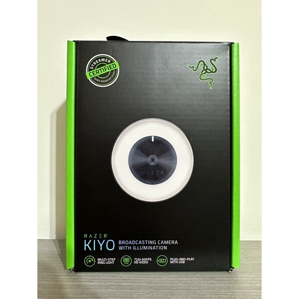 雷蛇 Razer Kiyo 清姬 網路攝影機 視訊鏡頭 webcam 內建多階式環狀式打光燈