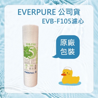 EVERPOLL 愛惠浦 EVB-F105 10吋 5微米 PP 棉質濾心 EVBF105 台灣公司貨
