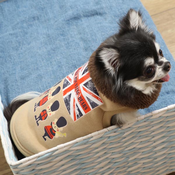 【寵物衣服】LCW202 英國國旗高領上衣 #現貨