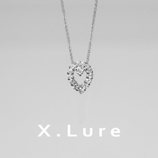 【X.LURE】14K 水滴線條鑽石墜子 後穿孔 無墜頭 項鍊 鑽墜 真金 真鑽 K金 輕珠寶