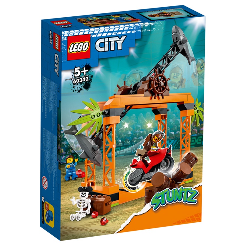 木木玩具 樂高 LEGO 60342 City 鯊魚攻擊特技挑戰組
