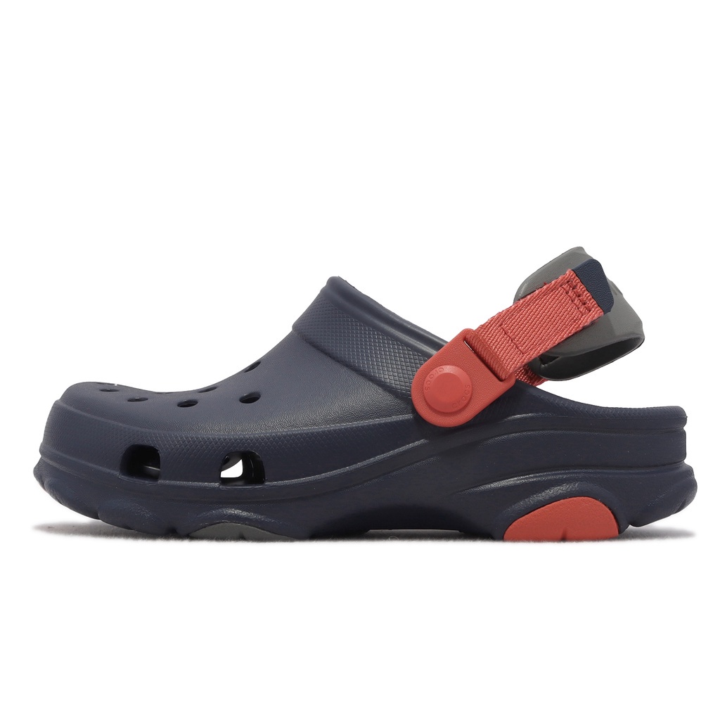 卡駱馳 Crocs Classic All-Terrain Clog K 深藍 紅 童鞋 洞洞鞋 207458410