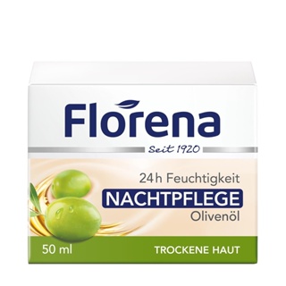 德國 Florena 橄欖24小時保濕晚霜 50ml (FR015)