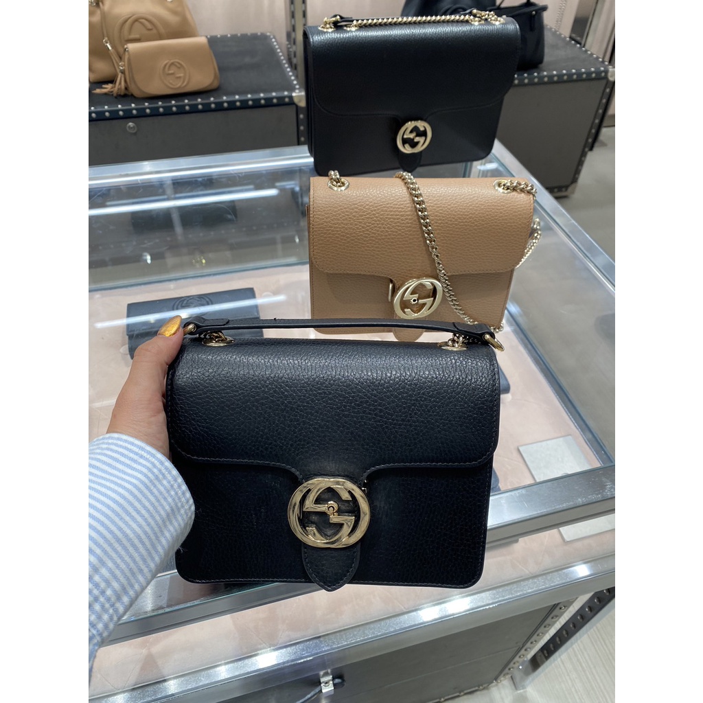 Gucci 風琴包 黑/奶茶2色 原價47000左右 折扣連線價32800 空間很大  可放pro max