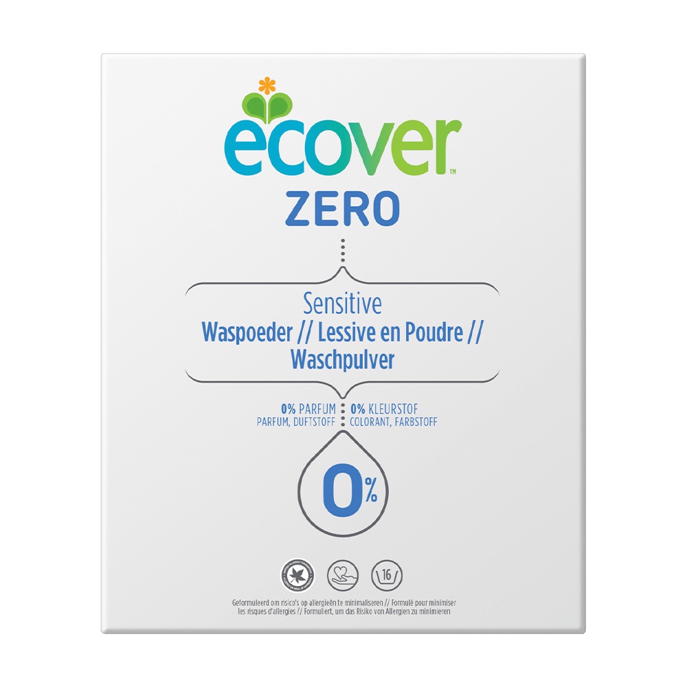 比利時 Ecover 無香精濃縮洗衣粉 (適合白色或原色料衣物) 1.2kg (EC0541)