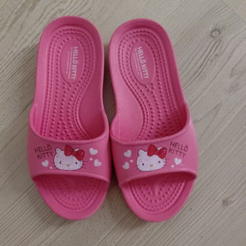 ［二手］女童😊 拖鞋/18cm/腳長17cm/粉色Kitty