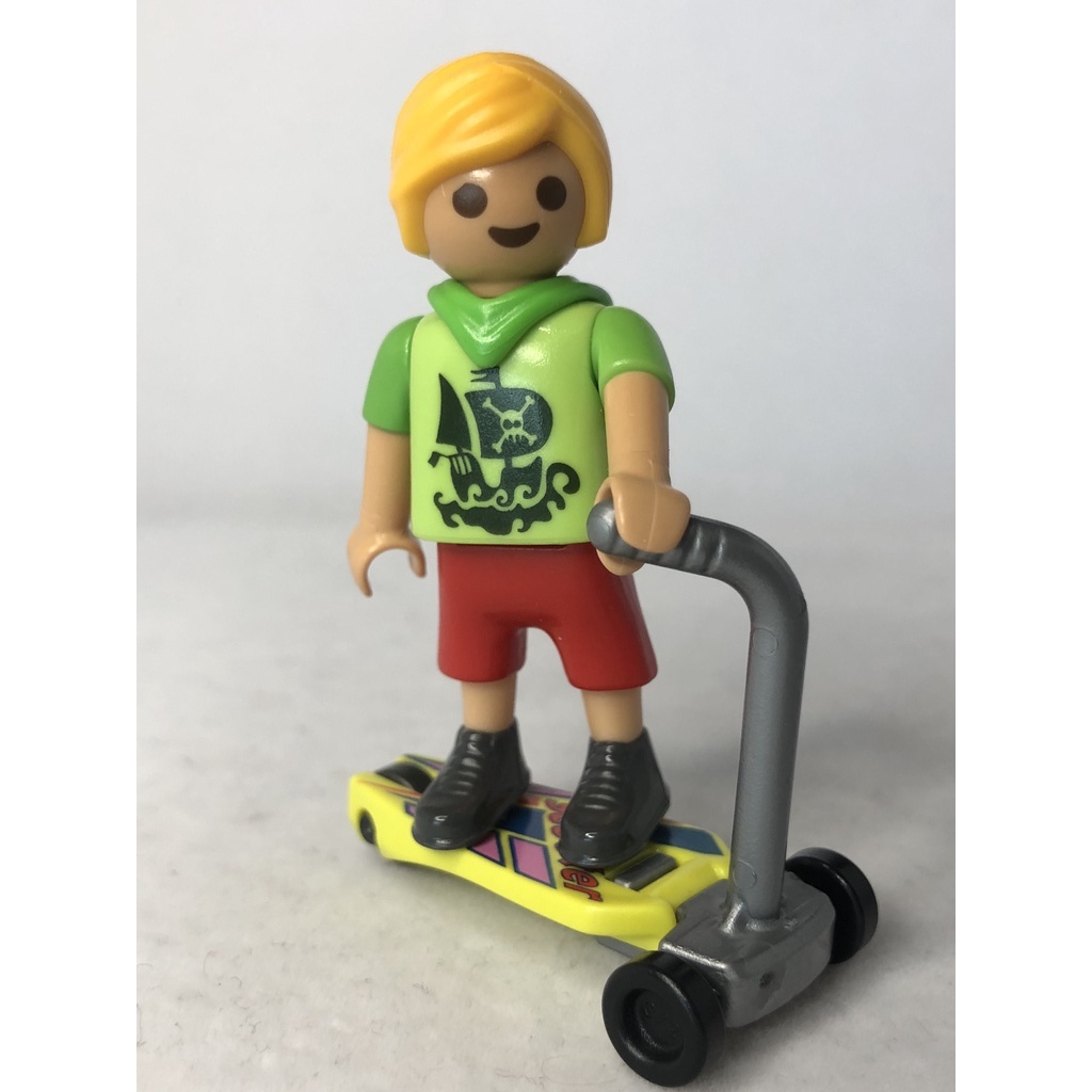🌈[二手]🌈 摩比 Playmobil 滑板車 海盜船上衣 小男孩