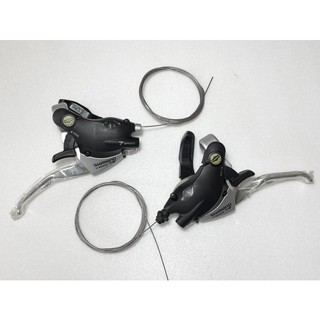 [ WScycle ] 全新絕版 SHIMANO Altus ST-EF29 7x3 21速 黑/銀配色 撥桿煞變把手