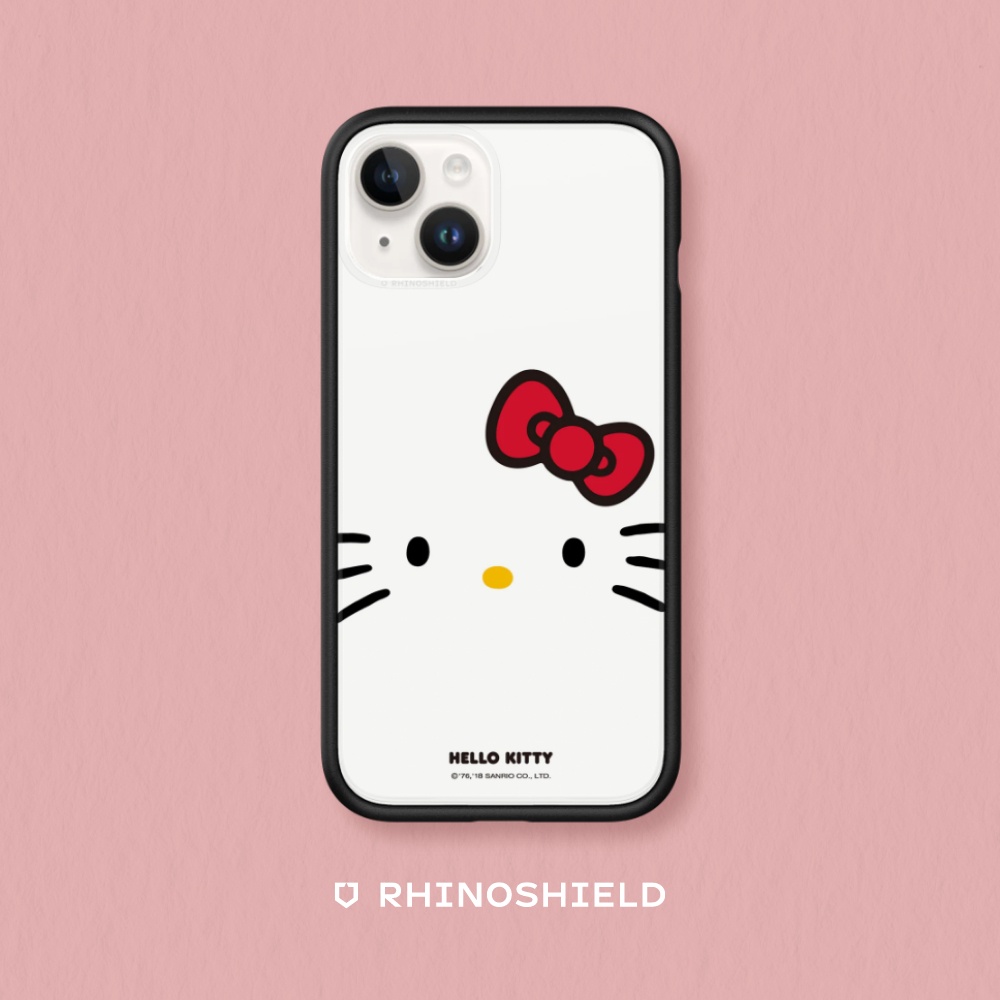 犀牛盾 適用iPhone Mod NX防摔邊框背蓋手機殼/Hello Kitty-大臉Hello Kitty