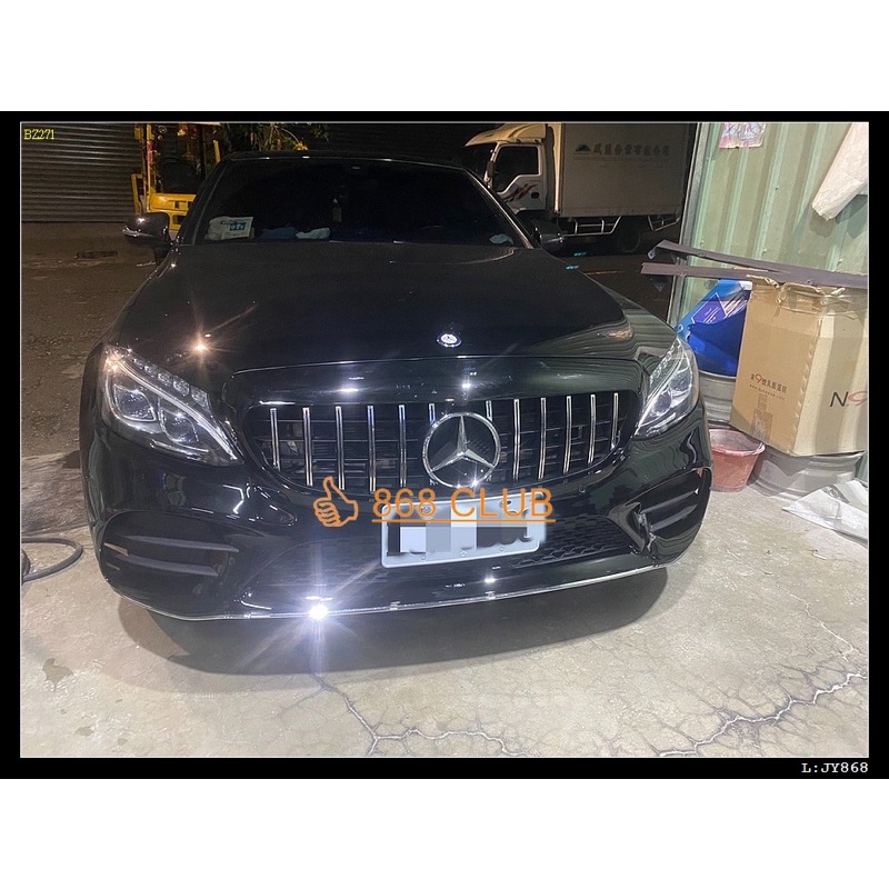 【德研國際】全新 BENZ W205 小改款 AMG 前保桿。PP材質，台灣 an 製造，台灣外銷精品