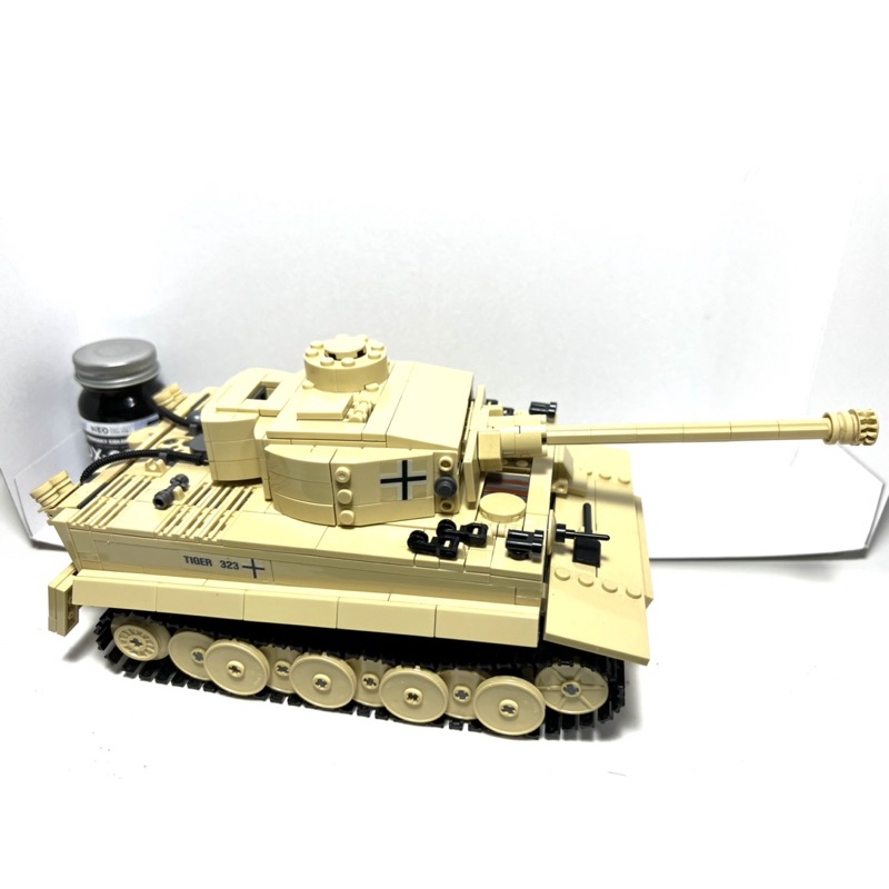 ［模型出櫃囉］樂高相容積木 虎式坦克 Tiger  戰車 完成品 非Lego