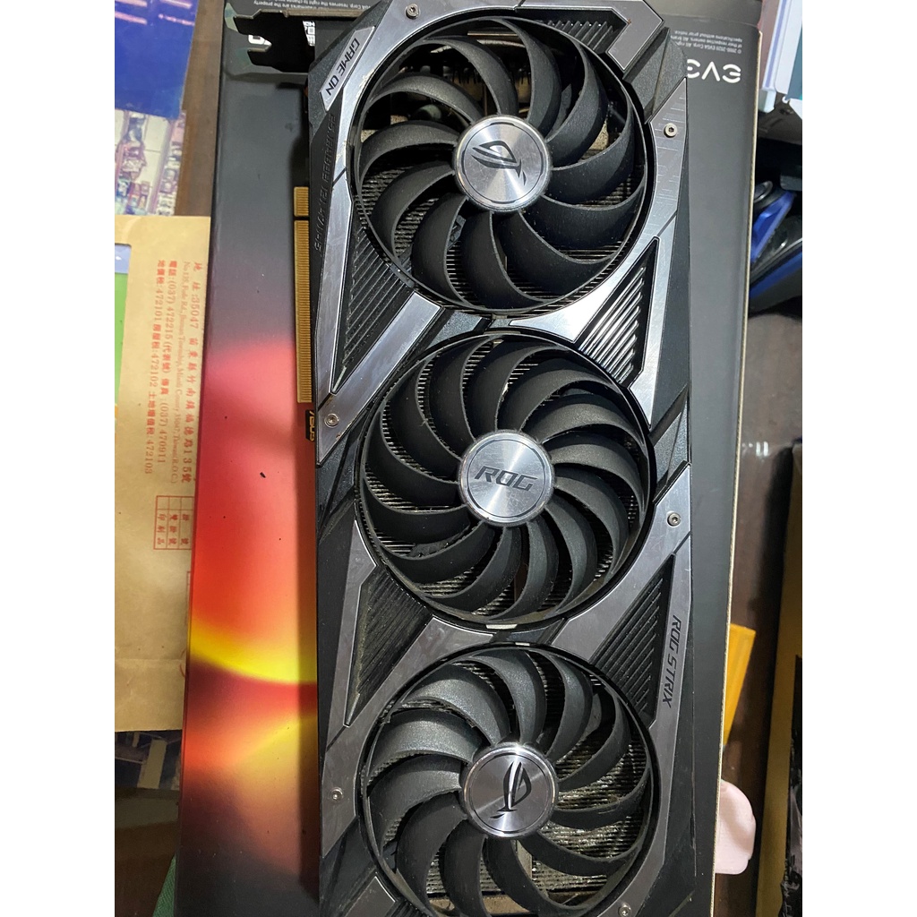 (二手)華碩顯示卡 ROG-STRIX-RTX3080