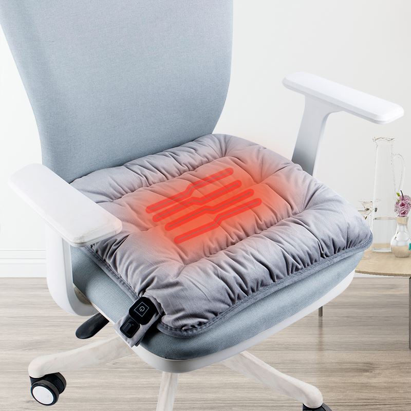 石墨烯加熱坐墊辦公室取暖神器電熱椅墊冬天加熱電暖座墊