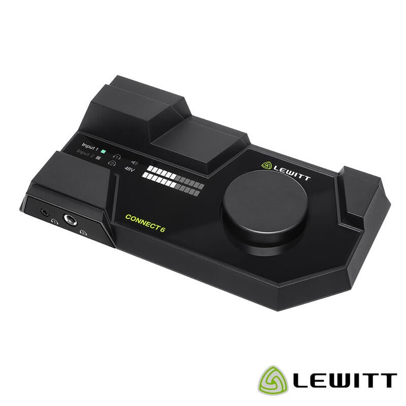 Lewitt CONNECT 6 USB-C 錄音介面 零延遲DSP 電腦/手機適用【又昇樂器.音響】