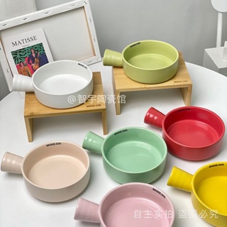 【正品現貨】韓國Bridge Dog單柄碗 寵物碗陶瓷碗 單柄鍋BD 貓咪粗把碗 ins新款