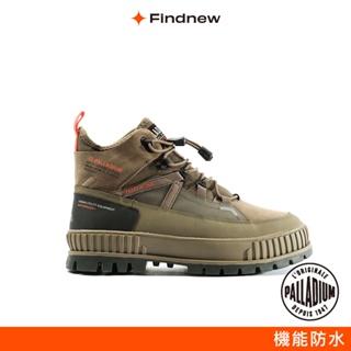 PALLADIUM PALLASHOCK TRAVEL WP+橘標防水皮革靴 綠色 男女共款77989【Findnew】