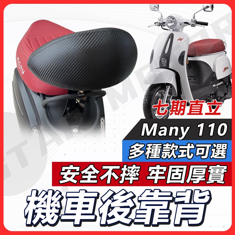 【現貨送小草快速出貨✨】MANY 110 後靠背 MANY後靠背 MANY110 後靠背 機車後靠背 光陽機車 Many