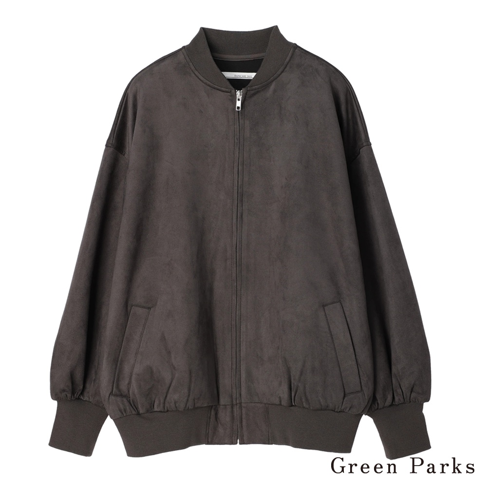 Green Parks 麂皮剪裁MA-1夾克外套(6P24L1Y0100)