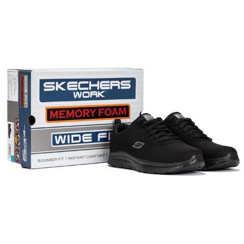 Skechers 男輕量工作防滑鞋 男鞋 #122206