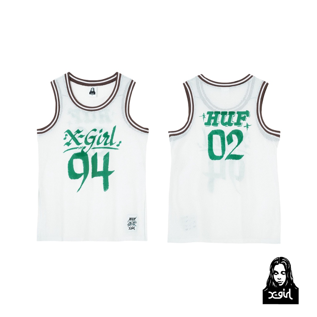 X-girl × HUF HOME TEAM JERSEY TANK 籃球背心 105222013025