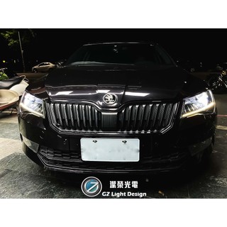 【潔榮光電】SKODA SUPERB LED魚眼大燈 客製化AESM1 新朱雀 APLX 合法魚眼 惡魔眼