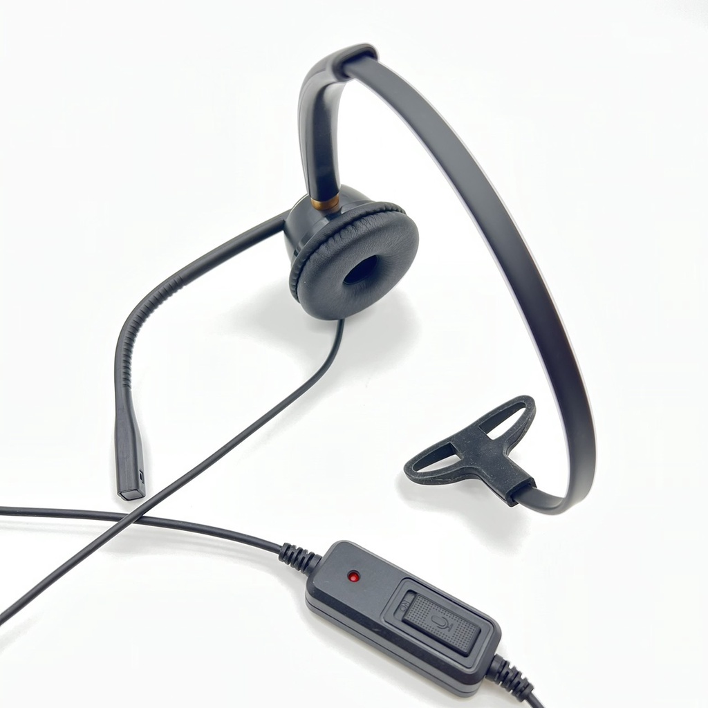 【上晉電信】NEC高端單耳耳機麥克風 含調音靜音 FHV101 另有Alcatel 阿爾卡特 fanvil 方位 專用