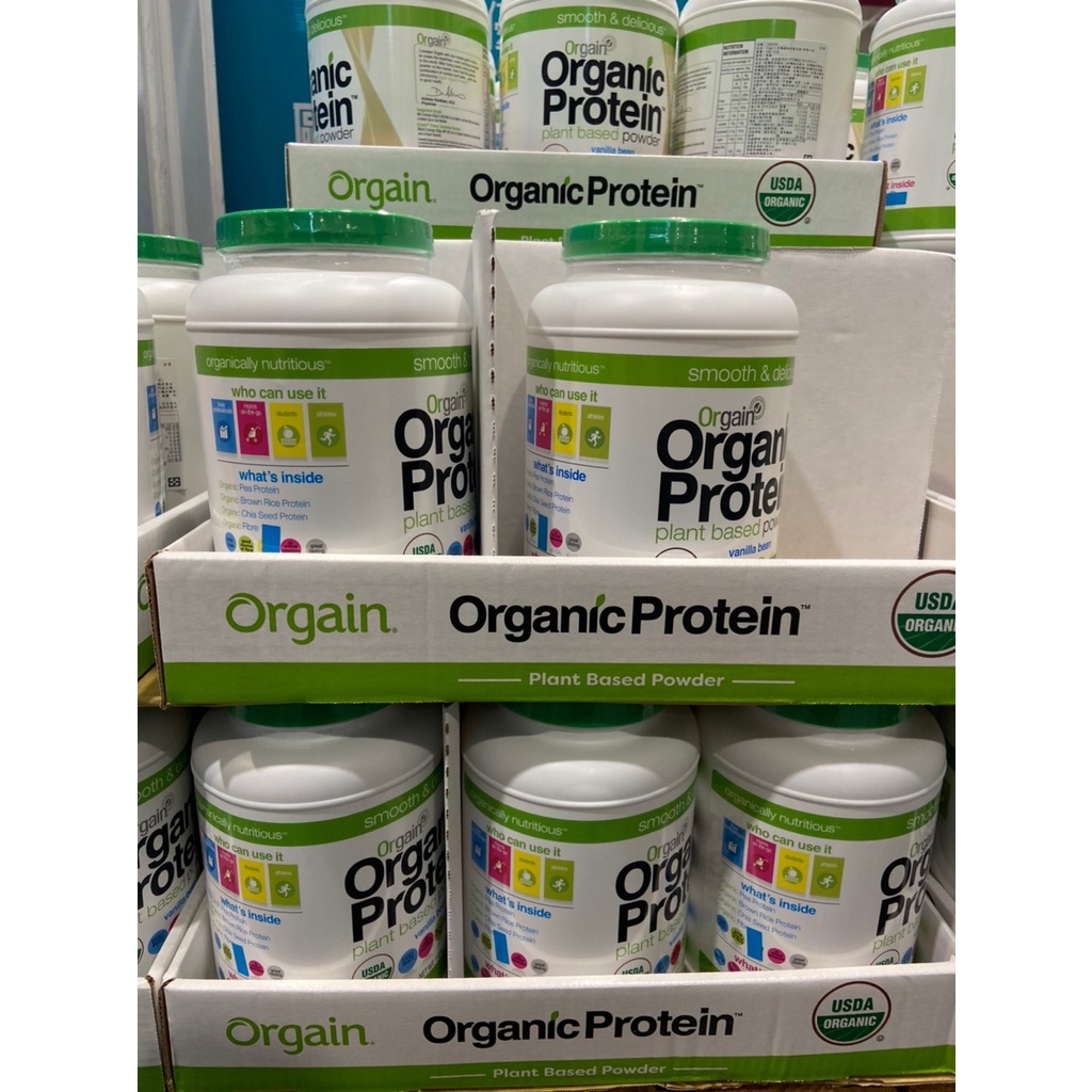 Orgain 有機植物性蛋白粉 香草口味 1.43公斤 Orgain Organic Protein Plant Bas