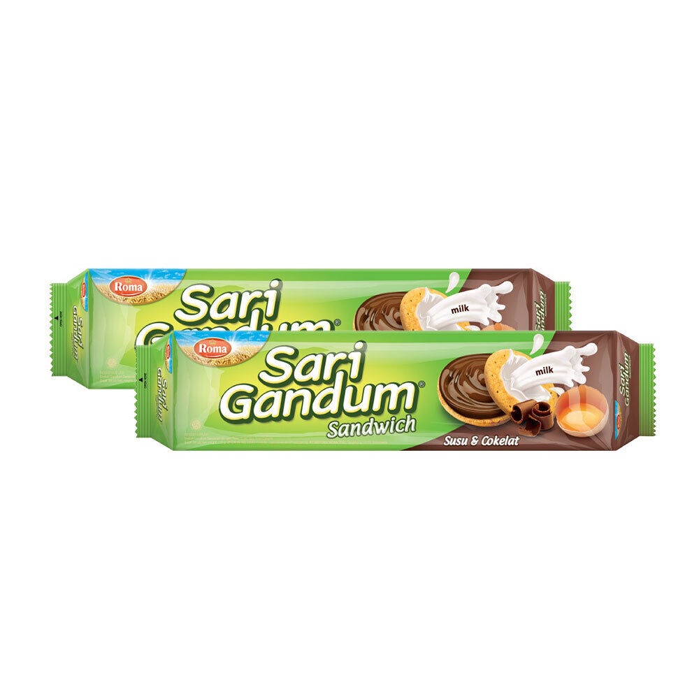 台灣現貨 ROMA SARI GANDUM  COKELAT (全麥巧克力餅乾 )115g