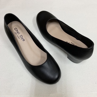 🎀台灣製造 🇹🇼✨超好穿 黑色 時尚圓頭鞋 高跟鞋