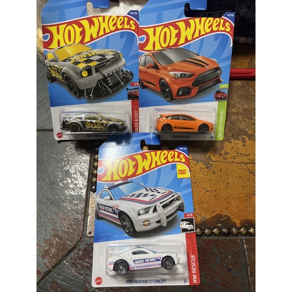 Hot Wheels 風火輪2022 Ford Mustang GT Focus RS 福特野馬肌肉跑車警車