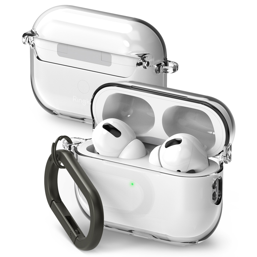 Ringke Hinge Case 適用於 AirPods Pro 2nd 透明硬保護套